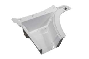 Крыло кабины передняя часть левое FAW J7 (с подножкой)