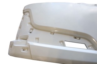 Капот в сборе с эмблемой и накладками Shacman X6000